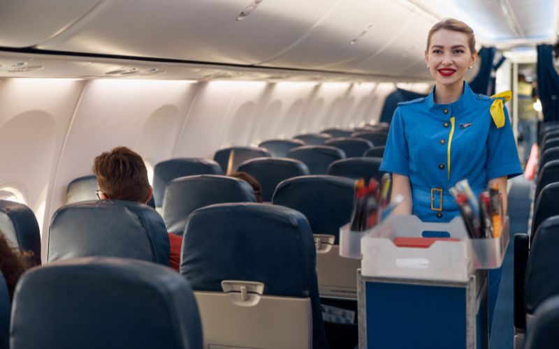 Catering airplane